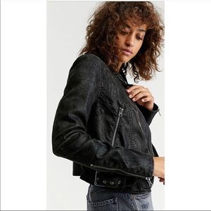 Free People Leather Jacket BRAND NEW